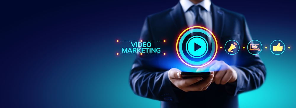 Video marketing concept