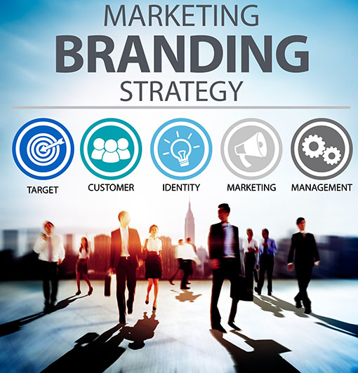 Marketing Branding Strategy business concept